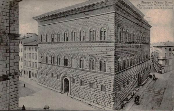 Firenze/Florenz - Palazzo Strozzi Vorderseite