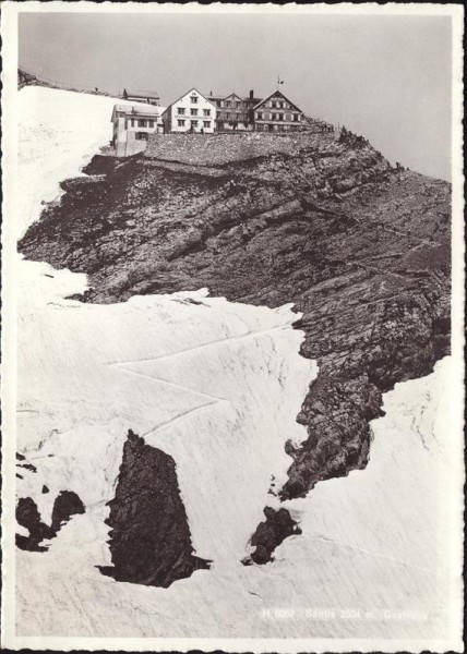 Berghotel Säntis (alter Säntis) Vorderseite