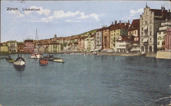 Zürich, Limmatquai Vorderseite