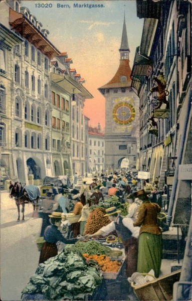 Bern. Marktgasse Vorderseite