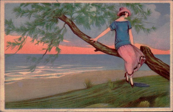 Madame auf dem Baum Vorderseite