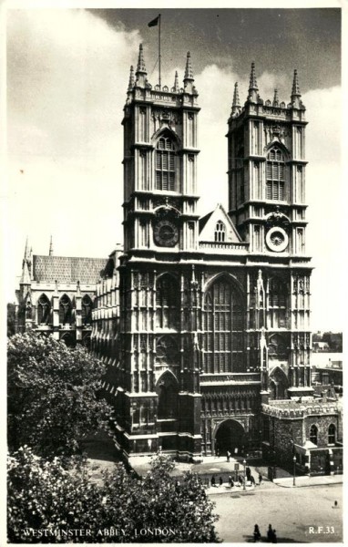 London, Westminister Abbey Vorderseite