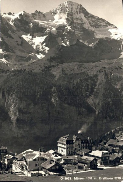 Mürren. Breithorn. 1948 Vorderseite