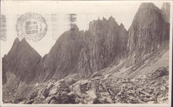 Silberplattenköpfe, Alpstein Vorderseite