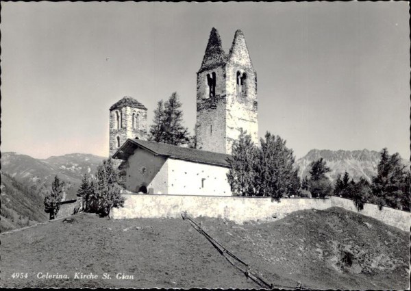 Celerina. Kirche St. Gian Vorderseite