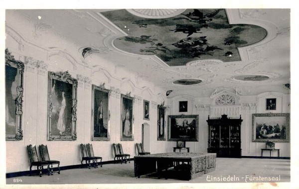 Einsiedeln - Fürstensaal Vorderseite