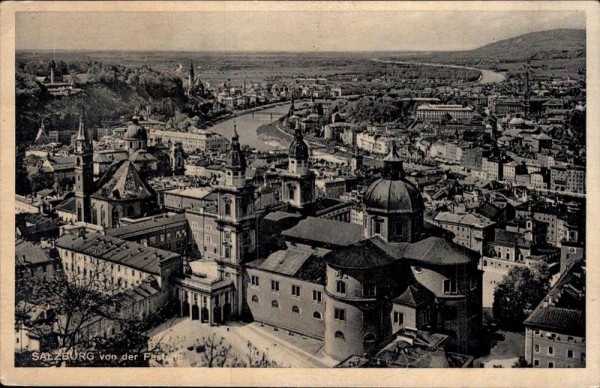 Salzburg von der Festung Vorderseite