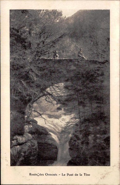 Route des Ormonts, le pont de la Tine Vorderseite