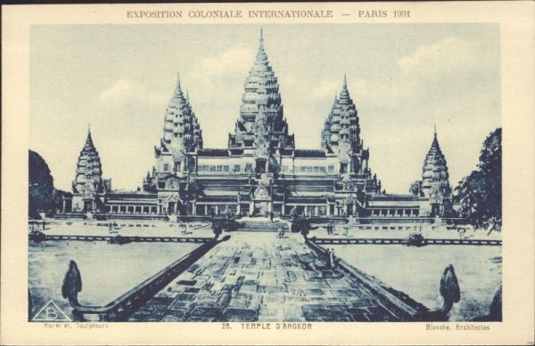 Exposition Coloniale Internationale, Paris, 1931, Temple d'Angkor