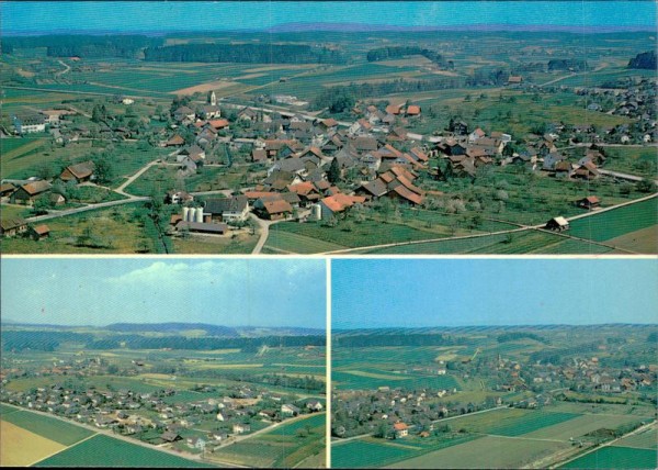 Hettlingen, Flugaufnahme Vorderseite