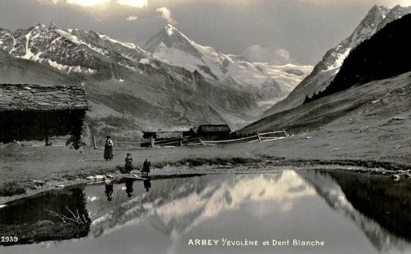 Arbey, Evolène et Dent Blanche Vorderseite