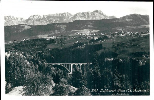 Luftkurort Stein mit Säntiskette Vorderseite