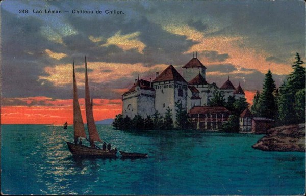 Lac Léeman, Château de Chillon Vorderseite
