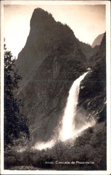 Cascade de Pissevache Vorderseite