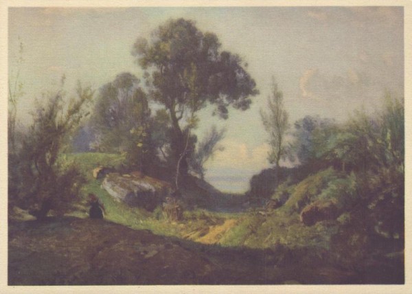 Barthélemy Menn, Der Hohlweg Vorderseite