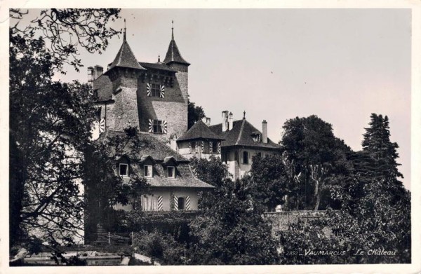 Vaumarcus. Le Château Vorderseite
