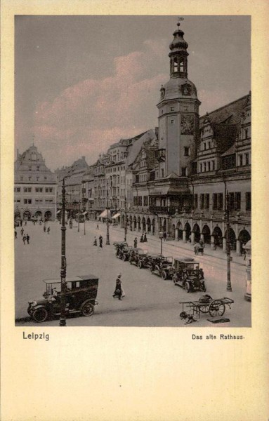 Leipzig - Das alte Rathaus Vorderseite