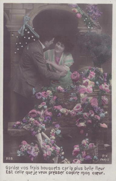 Gardez vos frais boquets car la plus belle fleur est celle que je veux presser contre mom coeur Vorderseite