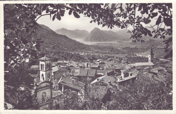 Sonvico mit Blick auf Lugano