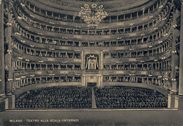 Milano, Teatro della Scala. Interno Vorderseite