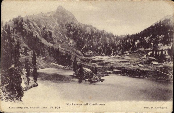 Stockensee mit Cheibihorn Vorderseite