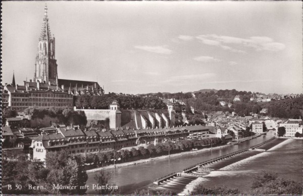 Bern-Münster mit Plattform
