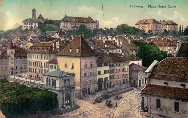 Fribourg, Place Notre Dame Vorderseite