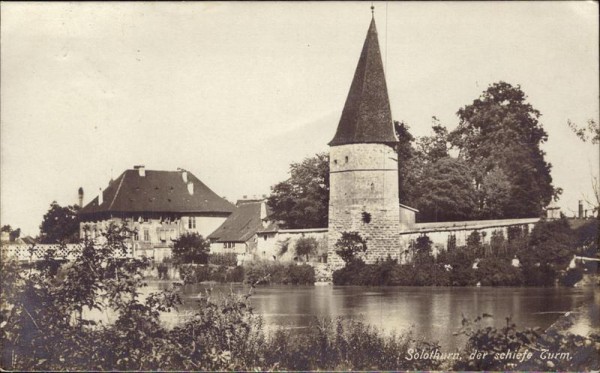 Solothurn, der schiefe Turm Vorderseite