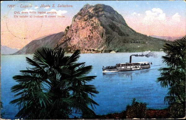 Lugano - Monte S.Salvatore Vorderseite