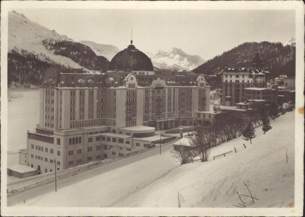St. Moritz Palace Hotel. Vorderseite