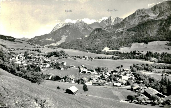 Chateau d'Oex. Gumfluh et Rubli Vorderseite