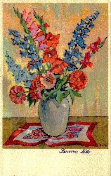 Blumen in Vase Vorderseite