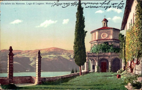 Un saluto da Morcote. Lago di Lugano. Motivo Vorderseite
