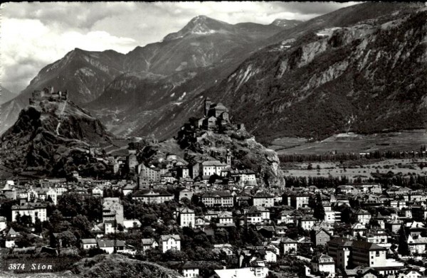 Sion / Sitten um ca. 1955 Vorderseite