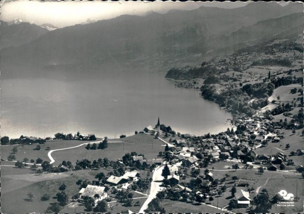 Flugaufnahme, Faulensee Vorderseite