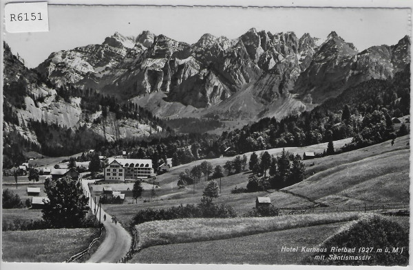 Hotel Kurhaus Rietbad mit Säntismassiv