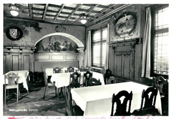 Zürich, Hotel Restaurant Metzgerbräu Vorderseite