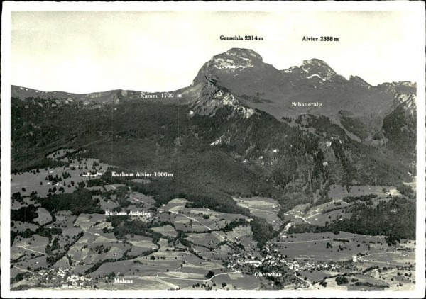 Alvier (2343 m) Vorderseite