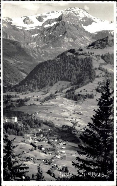 Gstaad mit Wildhorn Vorderseite