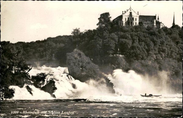 Rheinfall mit Schloss Laufen Vorderseite