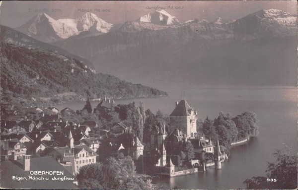 Oberhofen am Thunersee Vorderseite