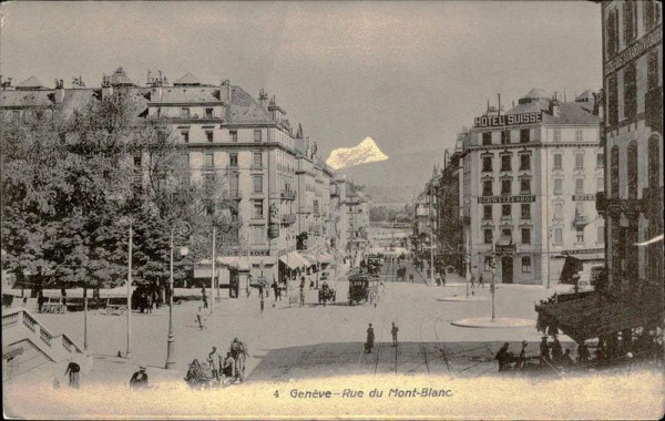 Genève - Rue du Mont-Blanc Vorderseite