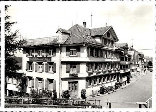 Schwellbrunn, Gasthaus und Pension Kreuz Vorderseite