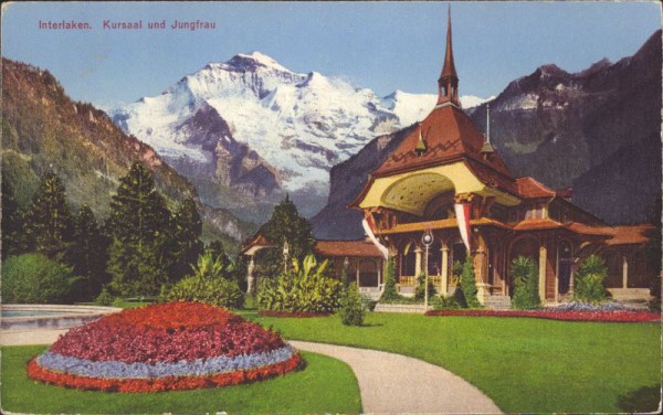 Interlaken, Kursaal und Jungfrau
