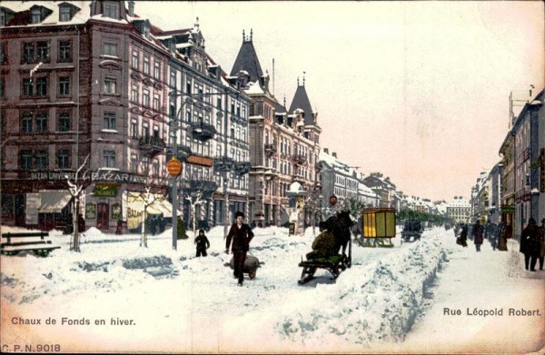 La Chaux-de-Fonds, rue Léopold Robert Vorderseite