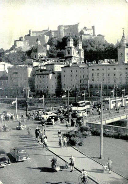 Salzburg, Staatsbrücke Vorderseite