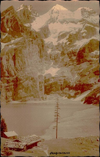 Kandersteg, Oeschinensee Vorderseite