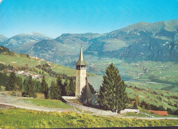 Auf dem Heinzenberg, Kirche Flerden mit Portein und Sarn