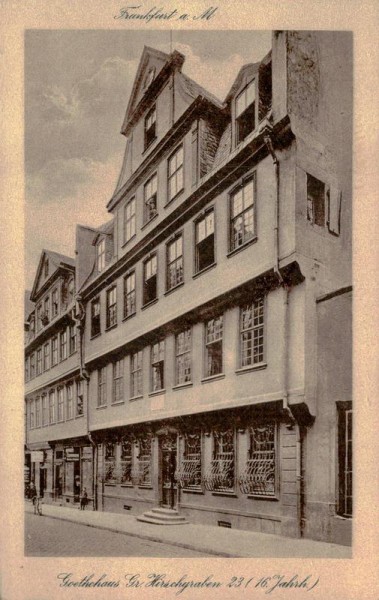 Frankfurt, Goethehaus Vorderseite