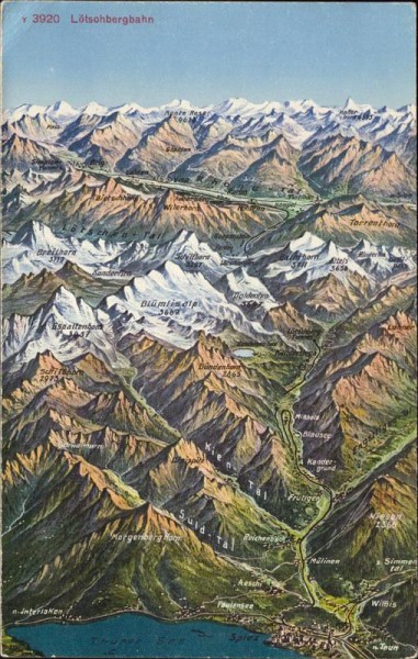 Lötschbergbahn Vorderseite